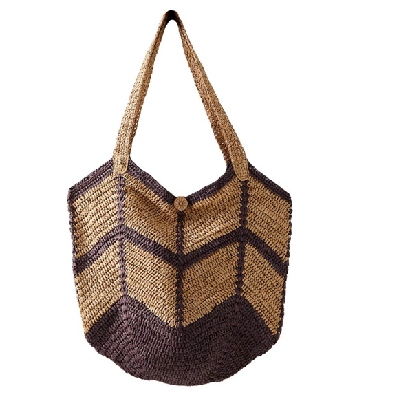 Free People Mykonos Straw Tote - Picture 1 of 2